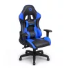 BeMaDa gamer szék fejtámlával és deréktámasszal, kék, 72 x 52 cm / 50 x 44 cm