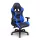 BeMaDa gamer szék fejtámlával és deréktámasszal, kék, 72 x 52 cm / 50 x 44 cm