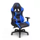 BeMaDa gamer szék fejtámlával és deréktámasszal, kék, 72 x 52 cm / 50 x 44 cm