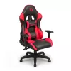 BeMaDa gamer szék fejtámlával és deréktámasszal, piros, 72 x 52 cm / 50 x 44 cm