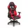 BeMaDa gamer szék fejtámlával és deréktámasszal, piros, 72 x 52 cm / 50 x 44 cm