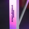 BeMaDa gamer asztal RGB LED-del, USB-vel, pohártartóval, fejhallgató tartóval, fehér 120 x 60 x 75 cm