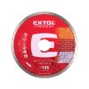 EXTOL PREMIUM gyémántvágó csempevágáshoz (sima), vizes vágásra; 125×2×22,2mm, max.12.250 ford/perc