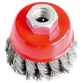   EXTOL CRAFT drótcsiszoló fazékkefe (sarokcsiszolóra) ; sodrott erős 80mm, max. 12500 ford/perc