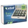 EXTOL CRAFT pánthelymaró készlet 5db-os TITÁN bevonatú; 15, 20, 25, 30, 35mm