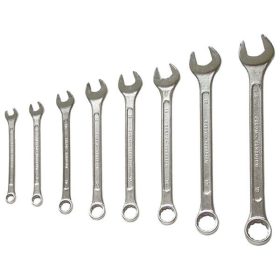   EXTOL PREMIUM csillag-villás kulcs klt., CrV., vászon tartóban; 8db, 7-19mm