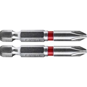   FORTUM behajtóhegy PH, 2 db, S2 acél; PH 3×50mm, bliszteren