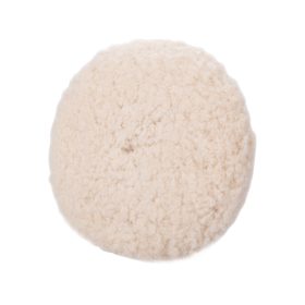   EXTOL PREMIUM polírkorong, báránybőr (gyapjú), négyrétegű, 100%, T240, 190 mm; tengely: 22 mm + 150 mm tépőzáras