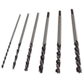   EXTOL CRAFT fafúró klt., műanyag tartóban; 6db, 300mm×6-8-10-12-13-14mm