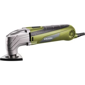   EXTOL CRAFT multifunkciós szerszámgép, 300W; fordulatszám: 15.000-21.000/perc, 3 db cserélhető fej, 1,1 kg