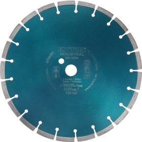   EXTOL INDUSTRIAL gyémántvágó BETON-ra, ipari korong, szegmenses; 350×25,4mm, száraz és vizes vágásra