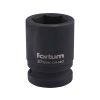 FORTUM gépi (impakt) dugófej 3/4', 27mm, L 52 mm, feketített, FORTUM