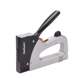   FORTUM tűzőgép, fémházas, profi, 2 funkciós, tűzőgépkapocs, 6-16×11,3mm, szeg fejjel: 14-16×2×1,2mm FORTUM