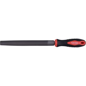   EXTOL PREMIUM ráspoly 250mm félkerek, C45 acél, vágat 2, finom, TPR gumis műanyag nyél