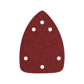   EXTOL PREMIUM delta csiszolópapír, lyukas klt. 10db, 97×140 mm; 6 db lyukkal, P40, 407130 csiszológéphez