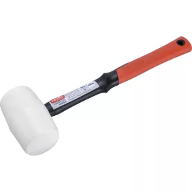   EXTOL PREMIUM gumikalapács üvegszálas nyéllel, fehér gumi ; 50 mm, 0,28 kg