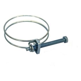   dupla drótbilincs 040mm, állítható, 1,5'-os spirál merevítésű szívócsőhöz