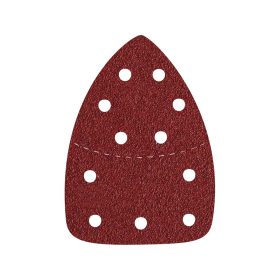   EXTOL PREMIUM delta csiszolópapír, lyukas klt. 10db, 149×105 mm; 11 db lyukkal, P60, 8894002 csiszológéphez