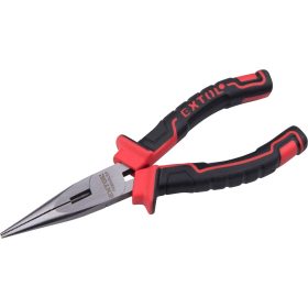   EXTOL PREMIUM rádiós fogó; 160mm, duál vörös/fekete, TPR nyél, akasztós szerszámtartó