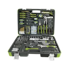   EXTOL CRAFT szerszámkészlet, CV., racsnis 45fog ; 1/4' és 1/2', 303 db, műanyag koffer