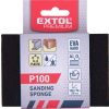 EXTOL PREMIUM kézi csiszolóblokk, (stekli, csiszolószivacs) 100×70×25mm, P100, kemény, EVA