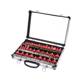   EXTOL PREMIUM felsőmaró klt. 35db, (alu kofferben) ; 8mm-es befogással, keményfém lapkás