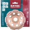 EXTOL INDUSTRIAL gyémántcsiszoló korong; 115mm×22,2mm, egysoros