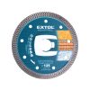 EXTOL INDUSTRIAL gyémántvágó, ipari korong, TURBO, extra vékony vágás: 1,5mm vastagság; 115×22,2mm, száraz és vizes vágásra