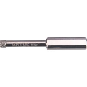   EXTOL PREMIUM körkivágó üvegre, kerámiára és csempére, gyémánt vágóél; 8×65mm, fúrógépbe fogható
