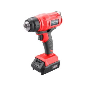   EXTOL PRMIUM akkus hőlégfúvó gép, Share20V, 20V, Li-ion, 1db akku, 1db töltő, 2000 mAh