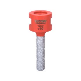   EXTOL PREMIUM lyukmaró (lyuktágító/ujjmaró) kerámiára és csempére, gyémánt vágóél; 10mm × M14, sarokcsiszolóba fogható