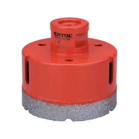   EXTOL PREMIUM körkivágó csempére, gyémánt vágóél; 75mm × M14, sarokcsiszolóba fogható