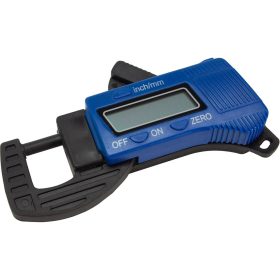   EXTOL CRAFT digitális mikrométer; 0,01×12,7mm, műanyag, pontosság ±0,1 mm