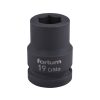 FORTUM gépi (impakt) dugófej 3/4', 19mm, L 52 mm, feketített, FORTUM