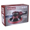 FORTUM pneumatikus rotációs csiszoló, 150mm, excentricitás: 5mm; 10.000 1/min, 226 l/min, 6 Bar, 1/4' tömlőcsatlakozó, 0,8 kg