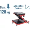 EXTOL PREMIUM 2-funkciós gurulós szerelőszék és autó-aláfekvő ágy max. 150 kg