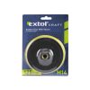 EXTOL CRAFT gumitányér sarokcsiszolóhoz; 125mm, tépőzáras, max. ford.:12.500 1/min