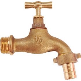   EXTOL PREMIUM kerti kifolyócsap, réz, tömlővéges, 1/2'