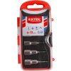 EXTOL PREMIUM behajtó klt. hatlapfejű csavarhoz 6db, 6-13mm (6-7-8-10-12-13mm), 65mm hossz, 1/4' hatszög befogás, mágneses, Cr.V