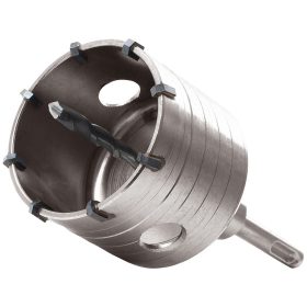   EXTOL PREMIUM körkivágó téglához, SDS Plus befogás; 80 mm, M16×100mm hosszúságú szár