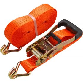   EXTOL PREMIUM rakományrögzítő gurtni, kampós, max. 4000kg; 10m×50mm, EN12195-2,TÜV/GS