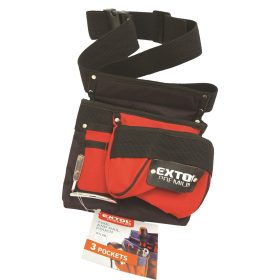   EXTOL PREMIUM szerszámtartó öv, 3+2 zseb, nylon szövet, műanyag csat