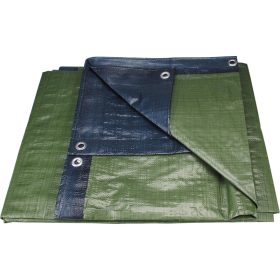   EXTOL PREMIUM takaróponyva, vízálló, de nem UV álló; 150g/nm, 4×5m névleges méret, valós méret: 3,85×4,85 m, PE, lefűző lyukakkal