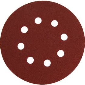   EXTOL PREMIUM csiszolókorong vászon, lyukas klt. 10db, 125mm, 8 db lyukkal, P100-as, tépőzáras, 407202, 8894201 és 8894202-höz