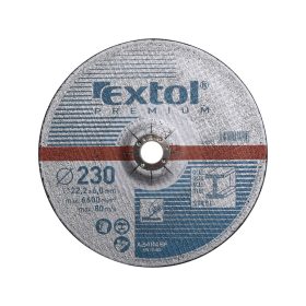   EXTOL PREMIUM csiszoló korong acélhoz, kék; 125×6,0×22,2mm, max 12200 ford/perc