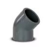 PVC csőidom, 45 fokos szögben hajlított, D90 mm - megbízható minőségű, könnyen szerelhető termék