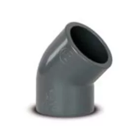   PVC csőidom, 45 fokos szögben hajlított, D90 mm - megbízható minőségű, könnyen szerelhető termék