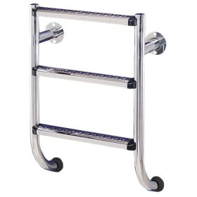   4 fokos osztott létra, AISI316 - Luxus hajó létra, rozsdamentes acél