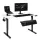ModernHome elektromos, magasságállítható íróasztal 140x60 cm, 72-118 cm, fehér