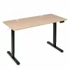 ModernHome elektromos, magasságállítható íróasztal 140x60 cm, 72-118 cm, világos tölgy